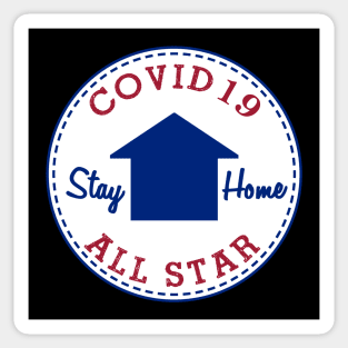 Covid 19 All Star Sticker